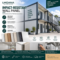 Panneau mural résistant aux chocs, densité 1.0, facile à nettoyer, plaque murale pour maison préfabriquée modulaire, cabane, kit de villa