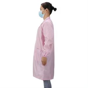 เสื้อกาวน์ป้องกันไฟฟ้าสถิตย์หลากสีสำหรับทุกเพศ  เสื้อคลุมป้องกันไฟฟ้าสถิตย์เคลือบสารป้องกันไฟฟ้าสถิตย์  ชุดคลุมป้องกันไฟฟ้าสถิตย์  ทำจากโพลีเอสเตอร์ - Product Image 4