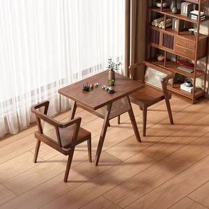 Bàn ăn sang trọng hiện đại đặt ghế gỗ hàng đầu cho nhà hàng hoặc nhà ăn tối không gian nhỏ thiết kế sang trọng - Product Image 4