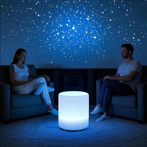 Chaise de bar à LED, design durable, étanche IP65, <span class=keywords><strong>tabouret</strong></span> cylindrique en plastique, bar à domicile, salon, chaise et table cylindriques à LED - Product Image 4