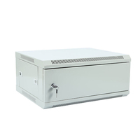 Gabinete rack de 19 pulgadas de fácil instalación, estante de servidor simple, gabinete de red interior y exterior 4U