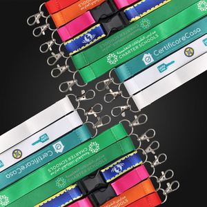 Wholesale Cheap Custom Logo Dye Sublimation Printing Funny Anime Cute Cartoon <b>Lanyards</b> With Metal Clip - Product Image 1