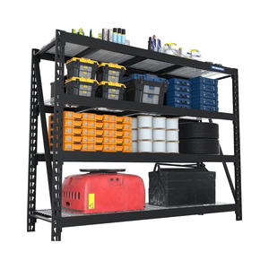 Estantería de Acero Aleado de 4 Niveles para Garaje de 68 Pulgadas, Capacidad de 7200 Libras, Estantes Ajustables de Alta Resistencia, Estantería Industrial - Product Image 1