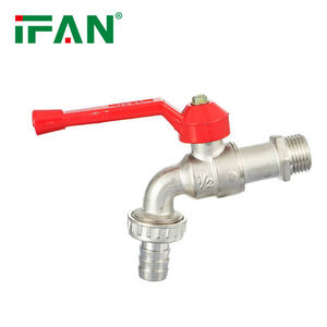 IFAN Free Sample Low Price Forged <strong>Brass</strong> Bibcock Tap 1/2&quot;-1&quot; Bib <strong>Cock</strong> Long Handle <strong>Brass</strong> Bibcock Faucet - Product Image 5