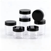 Bouteille de crème en plastique PET de haute qualité, écologique, recyclable, avec logo personnalisé, couleur personnalisée, pour le maquillage