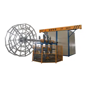 Máquina de moldagem rotacional automática fácil de usar para estação de trabalho de rotomoldagem