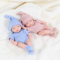 Poupées Reborn Princesse, Finition Peinte, Adorables Filles, Poupée Reborn Fille de 20 cm avec Cheveux Implantés, Jouet pour Filles, Cadeau