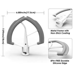 Pièces de rechange pour mixeur de luxe, batteur Flex Edge de 6 pintes pour les batteurs sur socle <span class=keywords><strong>KitchenAid</strong></span> - Product Image 3