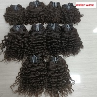 Letsfly En Gros Extensions de Cheveux Humains Vierges à Cuticules Vagues Brésiliennes Ondulées Crépu en Faisceaux pour Femme