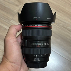 Objectif photo EF 24-105mm f/4 L IS USM plein format autofocus, livraison rapide - Product Image 1