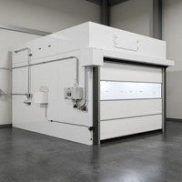 Douche d'air SUS304 personnalisée avec machine de nettoyage des semelles, système de verrouillage de porte automatique, pour usage en salle blanche standard
