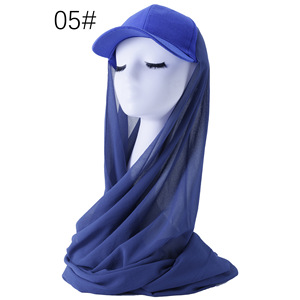 Nueva Gorra de Béisbol para Mujer de PVC de Color Sólido con Visera de Chifón y Diseño de 6 Paneles - Product Image 2