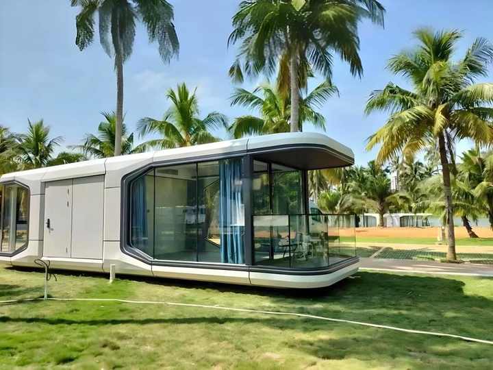 Prefab House Modern Capsule Cabin Hotel Container Home Sleep Outdoor ...
