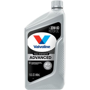 Aceite de Motor Valvoline Advanced Full Synthetic Formula 20W-50 con Certificación SAE, Lubricante Automotriz de 1 Cuarto de Galón, Composición Antidesgaste - Product Image 1