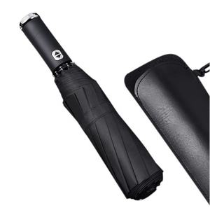 Ombrello pieghevole 3 ombrello con illuminazione a <span class=keywords><strong>LED</strong></span> con maniglia automatica impermeabile antivento con torcia elettrica - Product Image 1