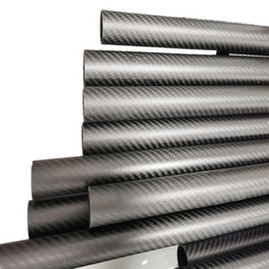 고탄성 탄소 섬유 튜브 -16mm 직경 1mm 두께 ±0.05mm 공차, 해양 선박 마스트 및 요트 항해 장비용 - Product Image 1