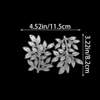 Nouveau moule de découpe DIY en acier au carbone pour cadre de feuille, design ajouré, article artisanal transfrontalier, Chine