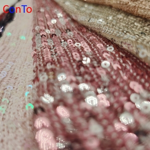 Tissu à paillettes <span class=keywords><strong>marron</strong></span> et violet à prix réduit - Product Image 5