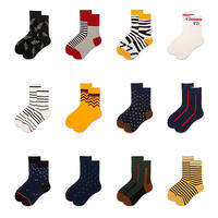 Chaussettes en fibre de bambou respirantes pour hommes d'affaires, design personnalisé, pour l'été