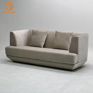 Sofá Inspirado en Wabi-Sabi, Brazos Curvos Suaves y Cojines Acolchados, Patas de Soporte Discretas, Comodidad <span class=keywords><strong>Serena</strong></span> para Sala de Estar y Relajación - Product Image 2