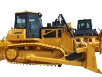 Bulldozer hydraulique complet DH17-G jaune, capacité de nivellement de 3,8 m, faible pression au sol pour les chantiers de nettoyage urbain