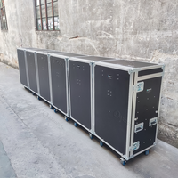 kkmark Boîte de travail robuste personnalisée à 5 tiroirs avec pieds pliables, station de travail ultra-robuste, flight case