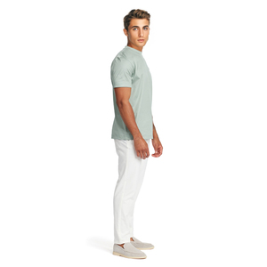Wholesale 100% Cotton Knitted Custom Logo Lifestyle Casual Breathable & Quick Dry Short Sleeve Premium Shine T-Shirts for Men - Product Image 3