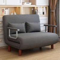 Sofá Cama Plegable de Lujo Ligero, Doble Uso, con Almacenamiento Extraíble, Convertible, para Sala de Estar