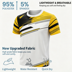 Camiseta Deportiva de Poliéster 100% Personalizada OEM ODM, de Secado Rápido, para Tenis, Gimnasio, Entrenamiento, para <span class=keywords><strong>Hombre</strong></span> - Product Image 3