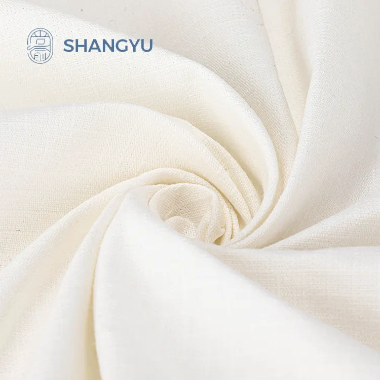 Venda direta de fábrica 100% algodão 220g/sm 4cm tecido de algodão roving vestido materiais tecido