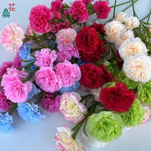 Crisantemos de Seda en Colores Mixtos, Flores Artificiales para Decoraciones de Boda, Estilo Elegante, Arreglos Florales Hechos a Mano - Product Image 1