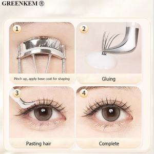 グラデーションブルースチールアイラッシュピッカーツールイーグルビークファインポイントカスタムロゴサロン使用アイラッシュエクステンションピンセット - Product Image 5