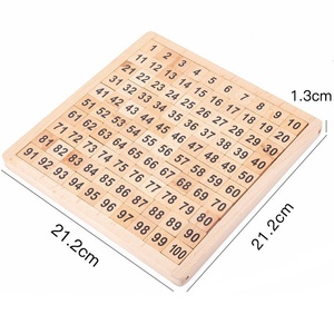 Cien tableros artesanías <span class=keywords><strong>de</strong></span> madera para educación infantil Estudiantes <span class=keywords><strong>de</strong></span> escuela <span class=keywords><strong>primaria</strong></span> Primer grado Matemáticas Letreros <span class=keywords><strong>de</strong></span> pared <span class=keywords><strong>de</strong></span> madera - Product Image 6