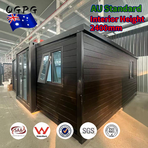 Casa Contenedor Portátil Moderna <span class=keywords><strong>para</strong></span> Exteriores, Estándar Australiano, <span class=keywords><strong>de</strong></span> 20, 30 y 40 pies, Casa Modular Prefabricada <span class=keywords><strong>de</strong></span> Lujo - Product Image 2