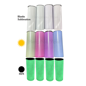 Vaso de 20 oz Blanco para Sublimación, Producto Exclusivo Yipai, Cambia de Color con el Sol, para Impresión DIY y Regalos - Product Image 1