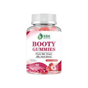 Factory Custom Vegan Booty <b>Gummy</b> <b>Candy</b> for Adult Beauty Enhancement Hip and Butt Enlargement Not for Teenagers or Children - Product Image 1