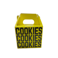 Boîte cadeau personnalisable pour gâteaux, en papier couché mat, avec estampage à chaud or, impression offset, pour snacks, avec logo personnalisé