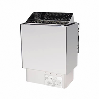 Ensemble de chauffage de sauna à vapeur sèche de conception moderne Poêle à bois massif 220V avec panneau de commande 3KW 4.5KW 6KW 9KW Options d'alimentation