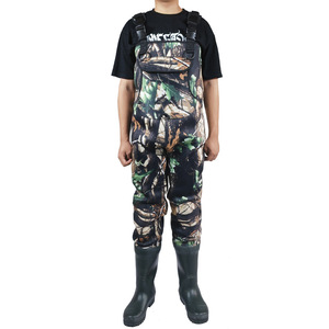 Waders en <span class=keywords><strong>caoutchouc</strong></span> jaune PVC néoprène personnalisés pour <span class=keywords><strong>femmes</strong></span> et enfants Respirable Respirable Imperméable Poitrine Chasse Pêche à la mouche Waders - Product Image 5