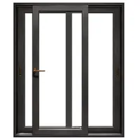 Fenêtre à battant horizontale en alliage d'aluminium moderne de haute qualité, design insonorisé et étanche