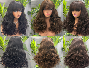 วิกผม FH 22 นิ้ว 5x5 Fumi Lace Closure ผมแท้ ความหนาแน่น 300%  ลูกไม้สวิส  ลูกไม้โปร่งใส  ผมแท้ Remy - Product Image 3