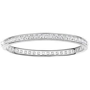 Bracelet en argent 925 pour femmes, diamants synthétiques ronds à taille brillante, style minimaliste, à porter au quotidien - Product Image 5