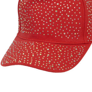 Casquette de baseball style designer avec strass, style urbain, en tissu courant, décontractée, vente en gros d'usine - Product Image 5