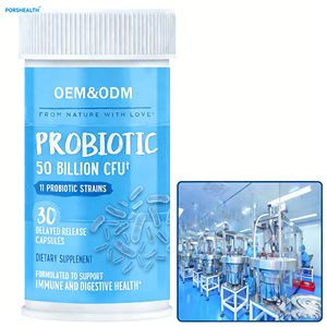 Capsules de probiotiques organiques personnalisables, best-seller, pour la santé intestinale des adultes, la digestion, l'équilibre de la flore intestinale, probiotiques - Product Image 1
