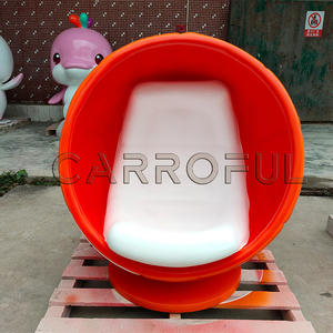 Ev için özelleştirilmiş büyük futbol kanepe açık fiberglas topu modeli alışveriş merkezi dekorasyon heykel stadyum süslemeleri - Product Image 4