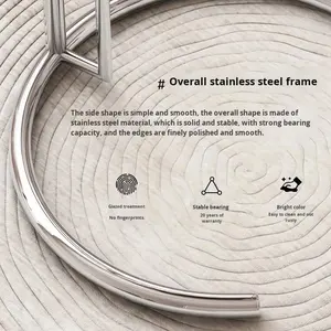 Yuaoo Internet Celebrity Stainless Steel Glass <strong>Adjustable</strong> <strong>Height</strong> Corner Retractable Coffee <strong>Table</strong> Designer Simple Small <strong>Table</strong> - Product Image 4