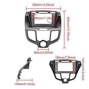 Henmall เครื่องเสียงรถยนต์2Din วิทยุสเตอริโอ10.1 "เครื่องเล่นดีวีดีหน้าจอใหญ่ชุดติดขอบแต่งแผงหน้าปัดสำหรับ Honda Odyssey 2004-2008 - Product Image 3
