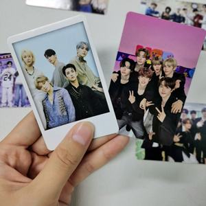 Venta al por mayor Popular personalizado Bangtan Boys estrella doble cara Tarjeta de papel lema postal holográfica Kpop Photocards para colección - Product Image 5