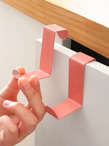 Gancho Metálico Individual <span class=keywords><strong>para</strong></span> Colgar Bolsas Runze, Ganchos <span class=keywords><strong>para</strong></span> Puerta con Revestimiento <span class=keywords><strong>de</strong></span> Vinilo, <span class=keywords><strong>para</strong></span> Colgar Toallas y Bolsas, Gancho <span class=keywords><strong>de</strong></span> Acero al Carbono, Certificado ISO - Product Image 5