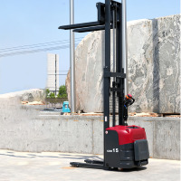 1.5Ton 2Ton 3Ton Lithium Battery Electric Stacker 3 Stage Mast 7m Lifting Height Warehouse Pallet Stacker Heavy Duty CE